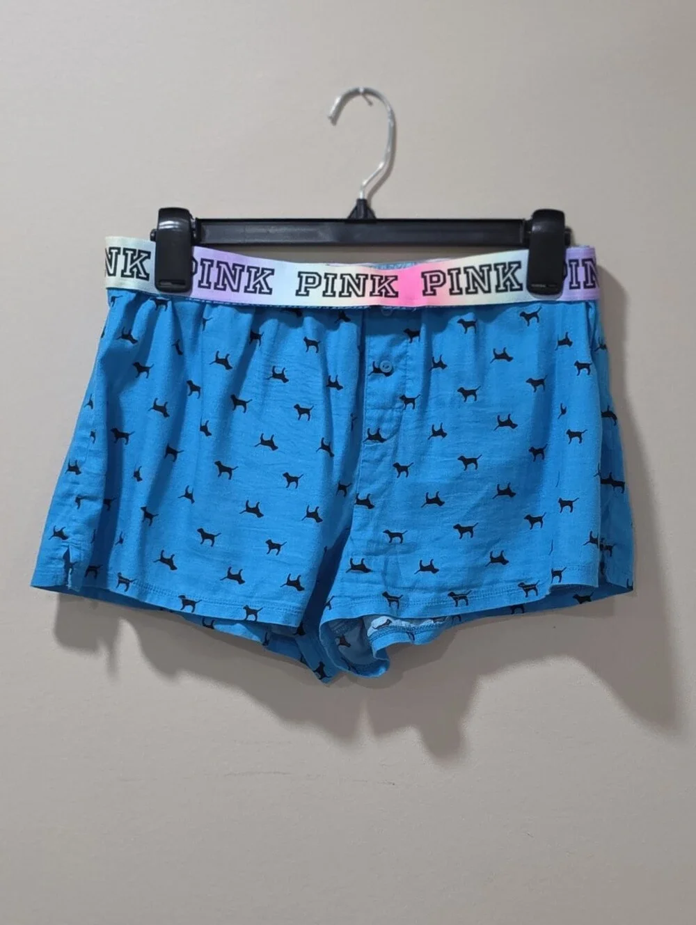 PINK Victoria's Secret Cotton Blend Elastic Waist Bundle Of 2 Sleep  Shorts